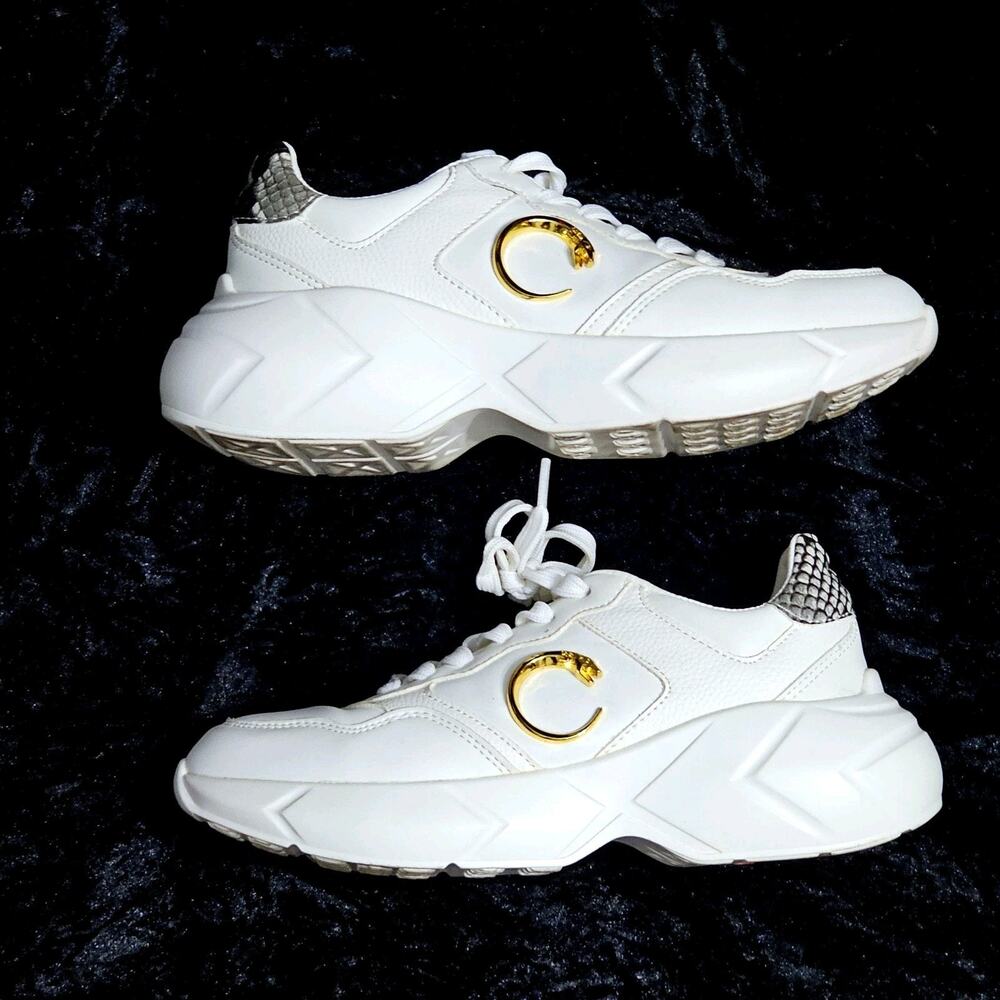 Jilly Sneakers Roberto Cavelli Womens White Sneakers Size 36